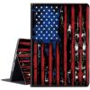 BPQOJB for Kindle 2022 Case 11th Generation 6.0 inch 2022 Release with Adjustable Stand & Auto Wake/Sleep Smart Protect Cover Case - American Flag view 1