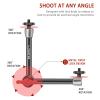 Lanxire Super Clamp with 9.8" Adjustable Friction Power Magic Arm - 5X 1/4" & 1x 3/8" Thread - Max Load 4.4lb/2kg - for LCD Monitors, LED Lights, Camera Cages view 3