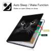 BPQOJB for Kindle Fire 7 Tablet Case 12th Generation 7 inch 2022 Release with Adjustable Stand & Auto Wake/Sleep Feature Smart Protect Cover Case - Black Cat view 3