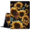 BPQOJB for Kindle 2022 Case 11th Generation 6.0 inch 2022 Release with Adjustable Stand & Auto Wake/Sleep Smart Protect Cover Case - Sunflowers Butterfly view 1