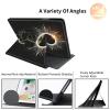 360 Rotating Case Compatible with Kindle Paperwhite 11th Generation 2021 6.8" & Kindle Paperwhite Signature Edition, Slim Protective Cover with Multi-Angle Stand & Auto Sleep/Wake, Moon Sun Black view 3