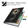 360 Rotating Case Compatible with Kindle Paperwhite 11th Generation 2021 6.8" & Kindle Paperwhite Signature Edition, Slim Protective Cover with Multi-Angle Stand & Auto Sleep/Wake, Moon Sun Black view 4