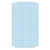 KONPON Farm Theme Cylinder Plinth Covers for Birthday Party Decorations Blue and White Squares Pedestal Cover Baby Shower Banner Plinth Cover Props HP-494-22.1''X26.5'' view 2