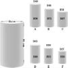 KONPON Farm Theme Cylinder Plinth Covers for Birthday Party Decorations Red and White Squares Pedestal Cover Baby Shower Banner Plinth Cover Props HP-493-11.8''X21.6'' view 3
