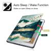 BPQOJB for Kindle 2022 Case 11th Generation 6.0 inch 2022 Release with Adjustable Stand & Auto Wake/Sleep Smart Protect Cover Case - Mountain Forest Tree view 3