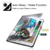 AIRWEE Kindle Paperwhite Case, 360 Rotating Stand, Lightweight, Auto Sleep/Wake Smart Cover for Kindle Paperwhite, Cool Blue Dragon view 4