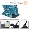 Rotating Case for 6.8" Kindle Paperwhite (11th Generation 2021) and Kindle Paperwhite Signature Edition,360 Degree Rotating Stand Fold Protective Smart Cover for Penguin in Blue view 3
