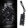 eMagTech ARGB Hub for Addressable RGB Headers/Controllers - 1 to 11 Ports, 5V 3 Pin RGB LED Splitter with 50cm Extension Cable view 2
