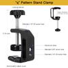 Under Cabinet Tablet Mount, Kitchen Tablet Holder iPad Mount for Desk/Table/Board/Chair,Compatible with 4.7~12.9" iPad/Nexus/LG G Pads/e-Reader/Switch/iPhone,360 Adjustable Aluminum Alloy Arm Stand view 3