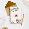 100 Pcs Cute Cat Stickers, Aesthetic Cat Waterproof Vinyl Stickers for Water Bottle Kids Adults Girls Women Kitten Stickers view 3