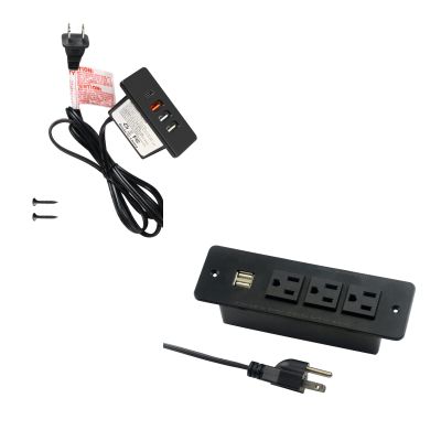 Recessed USB Hub C Mountable USB C Power Strip Outlets