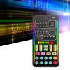 Portable Voice Changer,Handheld Microphone Voice Changer with 8 Sound Effects,Live Sound Card,Mini Voice Changer Device for Gaming Streaming and Entertainment view 2