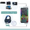 Portable Voice Changer,Handheld Microphone Voice Changer with 8 Sound Effects,Live Sound Card,Mini Voice Changer Device for Gaming Streaming and Entertainment view 3