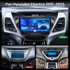 4G RAM+64G ROM Car Radio for Hyundai Elantra 2011-2013: Android 13 Head Unit Car Stereo Upgrade with Wireless Carplay Android Auto 9 inch 1280 * 800 Touchscreen GPS Bluetooth 5GWiFi Backup Camera view 3