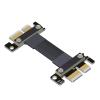 ADTLINK PCIE X1 Riser Cable PCIe 3.0 X1 to X1board to Board Jumpers Extension Cable 8Gbps PCI Express 1x Riser Card Ribbon Extender (20cm, R11NS(Tx to Rx)) view 1