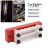 12 Terminal Power Distribution Block 150A Marine Busbar, Bus Bar Ground Power Distribution Terminal Block for Auto Marine Car Pickup Trailer RV Boat view 2