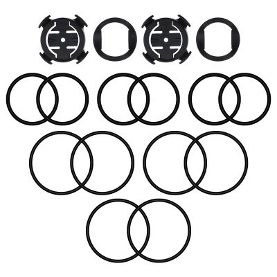 ECSiNG 2 Sets Quarter-Turn Bike Mount Kit Compatible with Garmin Edge/Plus/Explore/Touring Compatible with XOSS G/G+ Cycling Mount
