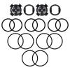 ECSiNG 2 Sets Quarter-Turn Bike Mount Kit Compatible with Garmin Edge/Plus/Explore/Touring Compatible with XOSS G/G+ Cycling Mount view 1
