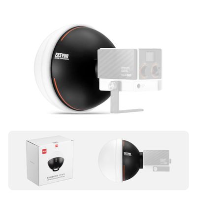 ZHIYUN Mini Dome Diffusion Softbox ZY Mount [Official] Quick Folding Quick Set Up with Diffusers/Honeycomb Grid Compatible with X100 X60 Series CX100 G60 CX50 Soft Light Video Recording Portraits