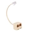 Nicfaky 4X RJ11 6P4C 2 Way Outlet Telephone Line Splitter Adapter Beige view 4