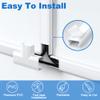 Cable Hider Raceway 68in & Cord Cover Wall Kit 94.5in Cord Hider Wall Mounted TV, Wire Covers for Cords, Paintable Wire Hiders for TV On Wall Bundle view 4