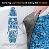 FOCEAN Boat Flooring EVA Foam Boat Decking Marine Flooring Camo Self-Adhesive Marine Mats for Boats Yacht Kayak RV 94.5"x23.6", Ocean Camo view 3