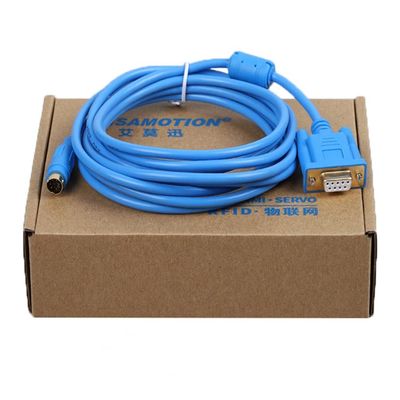 TP/TH/TG/MD204-XC for Text Display MD204L OP320-A Communication with PLC XC XD XE Cable Gold Plated Interface (Blue 3m)