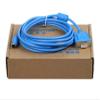 TP/TH/TG/MD204-XC for Text Display MD204L OP320-A Communication with PLC XC XD XE Cable Gold Plated Interface (Blue 3m) view 1