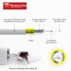 (10ft/3m) SC/APC to SC/APC Fiber Optic Internet Cable, Armored Fiber Patch Cable, OS2 Single Mode Fiber Optical Patch Cord, Simplex - 9/125um, LSZH White  view 3