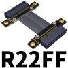 ADT-Link PCIE X4 Riser Cable PCIe 4.0/3.0 X4 to X4board to Board Male to Male Jumpers Extension Cable PCI Express 4X Riser Card Ribbon Extender (20cm, R22FF(Tx to Tx)) view 2