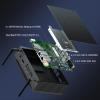 HISTTON Fanless Mini PC Industrial PC, Dual Core Core i5-8265U, DDR4 16GB RAM 512GB SSD, 2 RS232 COM, 2 LAN, 2 HD Dual Output, USB3.0, Dual WiFi, BT4.2, Mini Desktop PC, Windows 11 Pro Mini Computer view 3
