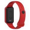 Watch Bands Compatible with Amazfit Band 7 Straps with Protector Case for Women Men, Silicone Replacement Bands Metal Buckle Adjustable Wristbands Bracelet Sport Strap for Amazfit Band 7 (Red) view 2