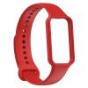 Watch Bands Compatible with Amazfit Band 7 Straps with Protector Case for Women Men, Silicone Replacement Bands Metal Buckle Adjustable Wristbands Bracelet Sport Strap for Amazfit Band 7 (Red) view 4
