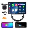 Kunfine Car CarPlay Android Auto Navigation Stereo GPS Radio Reverse Camera Display 13.1" QLED Touchscreen Headunit Tablet Pad Media Player for Kia Soul 2008-2011, if Applicable Octa Core 8G+256G view 1