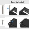 300A Bus Bars Heavy Duty Module Design Power Distribution Block Busbar Box with 4X M8(5/16") Terminal Studs (Black) view 4