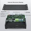WEIDIAN Fanless Industrial PC, Mini PC, Core i5-8260U, Dual HD+DP Triple Display Output, 2RS232 COM, 2RJ45, 6USB, GPIO, WiFi, BT4.2, for Business Office Industrial Home(16GB RAM 512GB SSD) view 4