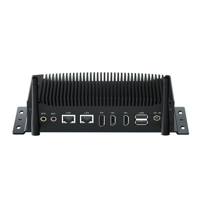 WEIDIAN Industrial PC, Fanless Mini PC, Core i5 10210U (up to 4.20 GHz), 2HD+DP Triple Display, 2RS232/RS422/RS485 COM, 2RJ45 LAN, 6USB, GPIO, WiFi, BT, Win11, Linux, Ubuntu(64GB RAM 1TB SSD)