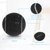 Macarrie 100 Pcs Precut Tennis Balls Bulk for Furniture Legs Tennis Ball Chair Foot Covers for Floor Protection Ball Desk Leg Coverings(Black) view 4
