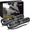 Voph Flashlight 2 Pack, 5 Modes High Lumen Tactical LED Flash Light, High Lumens Bright Waterproof Flashlights, Christmas Stocking Stuffers Gifts for Men, Hunting Camping Essentials Gear view 1