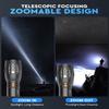 Voph Flashlight 2 Pack, 5 Modes High Lumen Tactical LED Flash Light, High Lumens Bright Waterproof Flashlights, Christmas Stocking Stuffers Gifts for Men, Hunting Camping Essentials Gear view 4