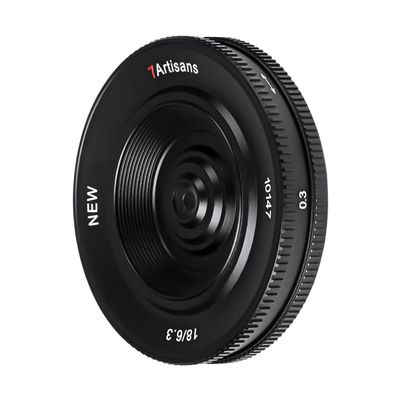 7artisans 18MM F6.3 Mark II UFO Lens for M4/3 Mount, APS-C,Prime Lens,Ultra-Thin Compact Mirrorless Cameras for Panasonic GM/GX/G/GH/GF Series for Olympus EPM/EP/EPL/Pen/EM Series