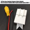 16 Pins Reverse Backup Rear View Camera Harness Adapter Connector Compatible with Toyota Prius Scion xD xB view 4