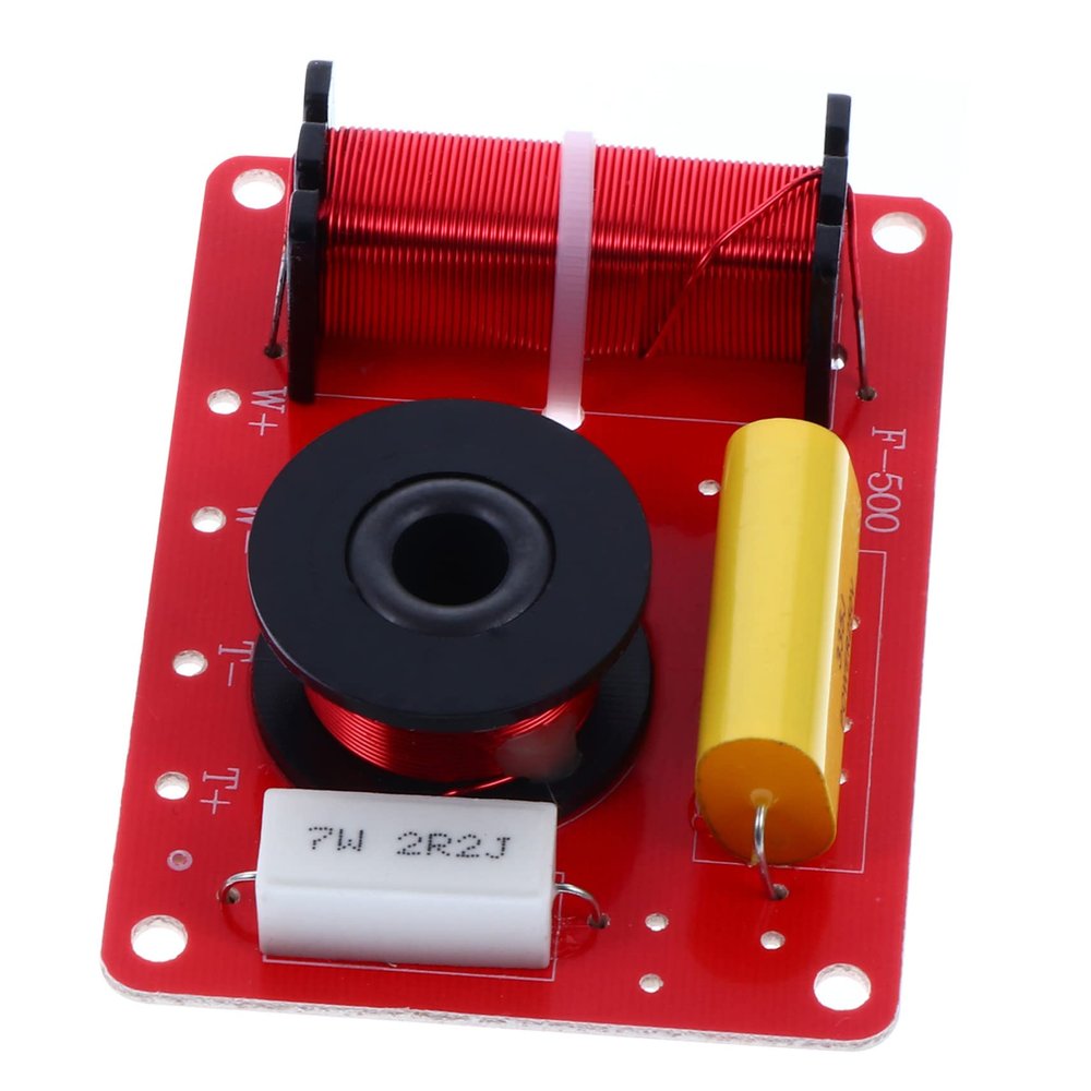 SHOWERORO 2-Way Crossover Filters Acoustic Components for Car Audio Audio Frequency Divider Low Pass Filter DIY Speaker Parts