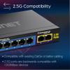 TRENDnet 7-Port Multi-Gig Gaming Switch, TEG-S327, 5 x 1G RJ-45 Base-T Ports, 2 x 2.5G RJ-45 Ports, 20Gbps Switching Capacity, Wall Mountable, Plug & Play, Lifetime Protection, Black view 4