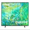 SAMSUNG 85-Inch 4K Crystal UHD Smart TV UN85CU8000FXZA - Black (Renewed) view 1