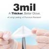 Raxwell 3 Mil Vinyl Disposable Gloves - Food Safe Disposable - Food Handling & Prep - Latex & Powder Free Cleaning - Large, Clear, Pack of 100 view 2
