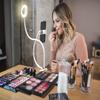 eDealz Live Streaming Light Vlogging Kit with Clamping Flexible 360 Ring Light, Three Light Modes, Smart Phone Holder and Wireless Remote view 2