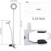 eDealz Live Streaming Light Vlogging Kit with Clamping Flexible 360 Ring Light, Three Light Modes, Smart Phone Holder and Wireless Remote view 4