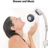 Bluetooth Shower Speaker Waterproof - Wireless Handsfree Portable Speakerphone with Built-in Mic,4hrs of Playtime, Control Buttons and Dedicated Suction Cup for Bathroom Bathtub view 2