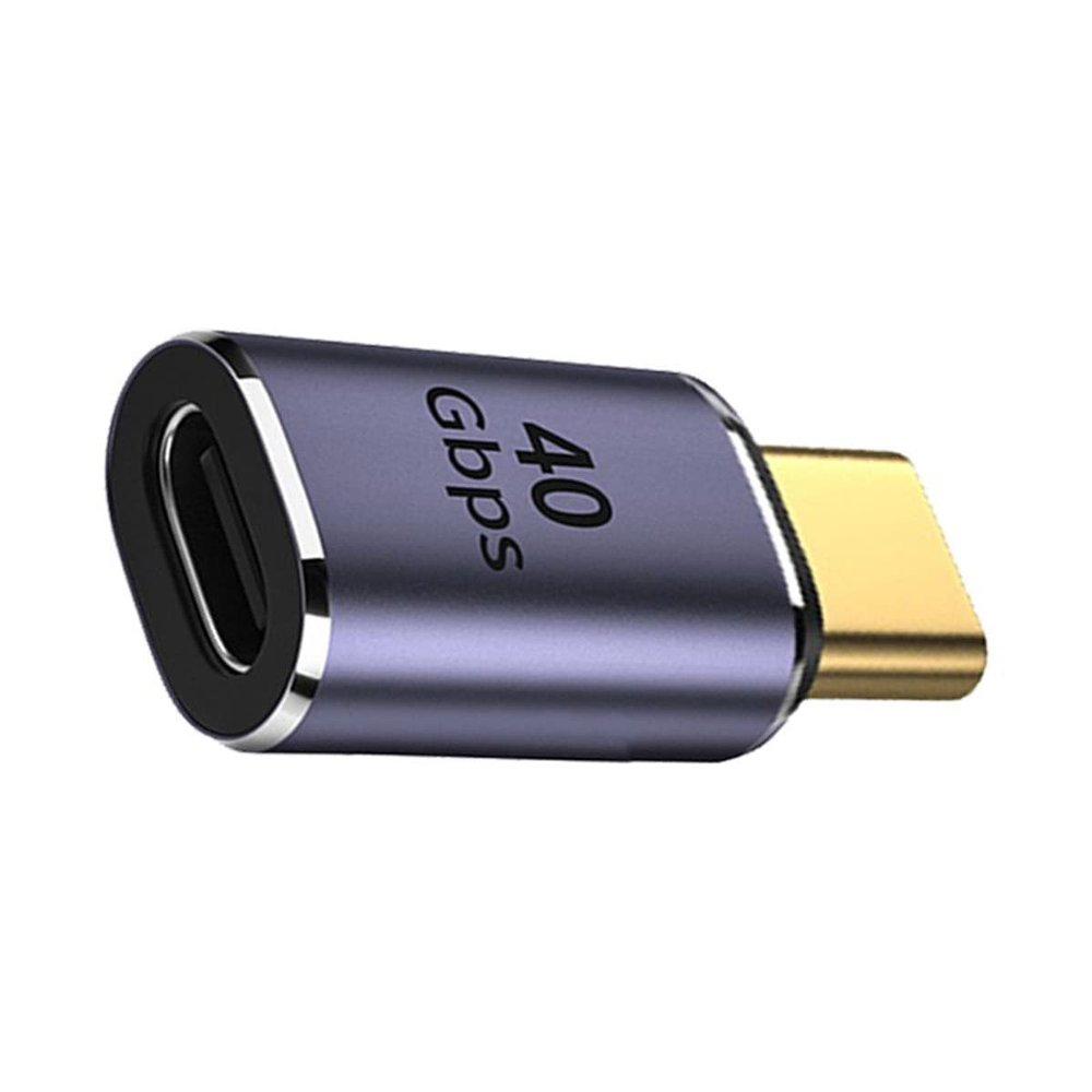 CY 40Gbps USB4 Type C Male to Female Straight Connector 100W Power Data 8K Video Adapter for USB4.0